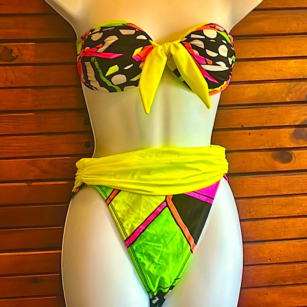 Vintage La Blanca 90s Rollerblade Barbie Bikini